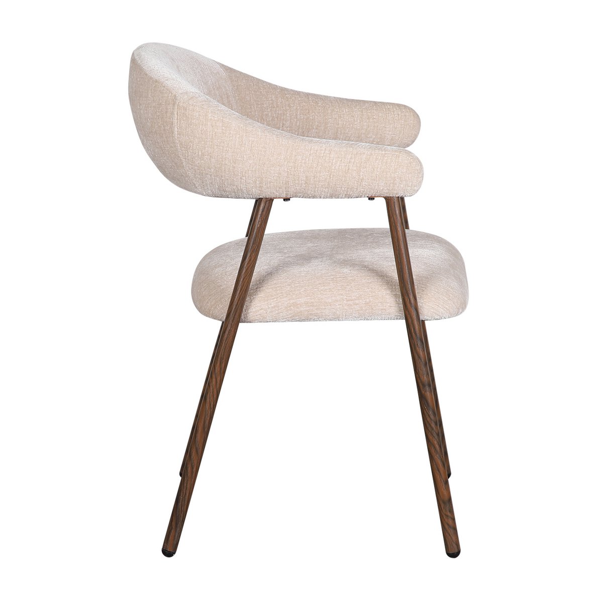 Scandi stoel Tan (set van 2) InHuys