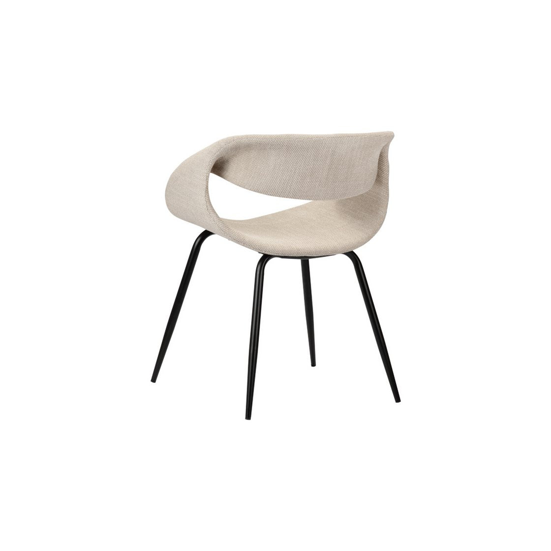 Whale Stoel Beige (Set van 2) beige InHuys