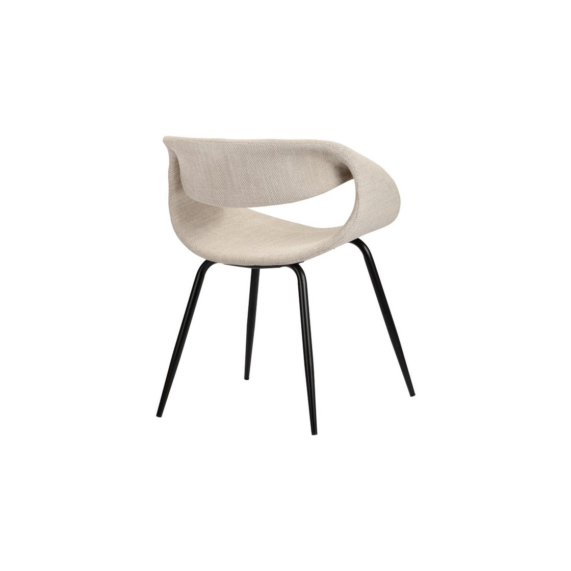 Whale Stoel Beige (Set van 2) beige InHuys