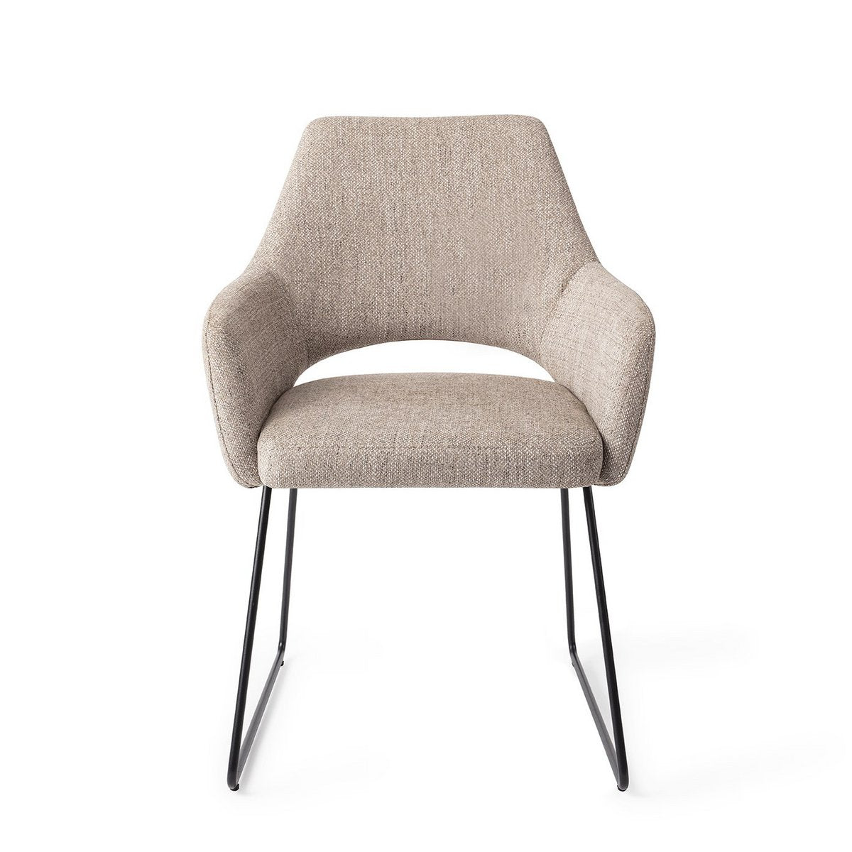 Yanai Dining chair Slide Black