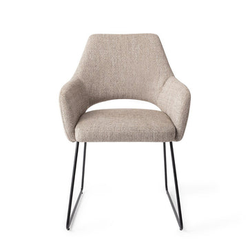 Yanai Dining chair Slide Black