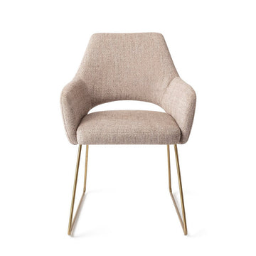 Yanai Dining chair Slide Gold
