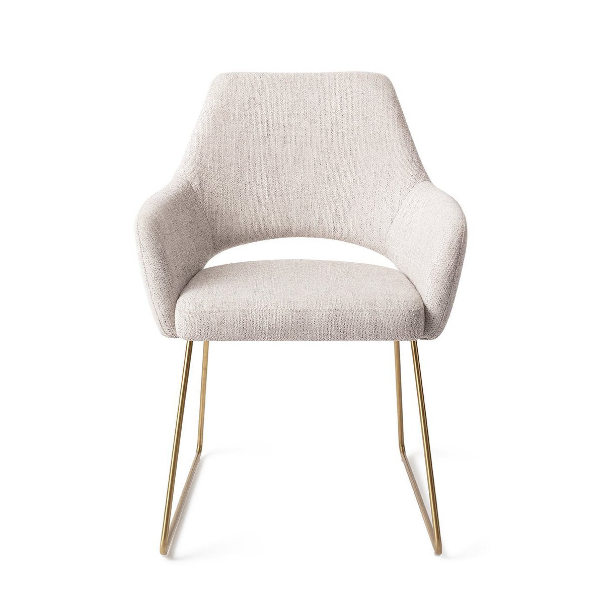 Yanai Dining chair Slide Gold
