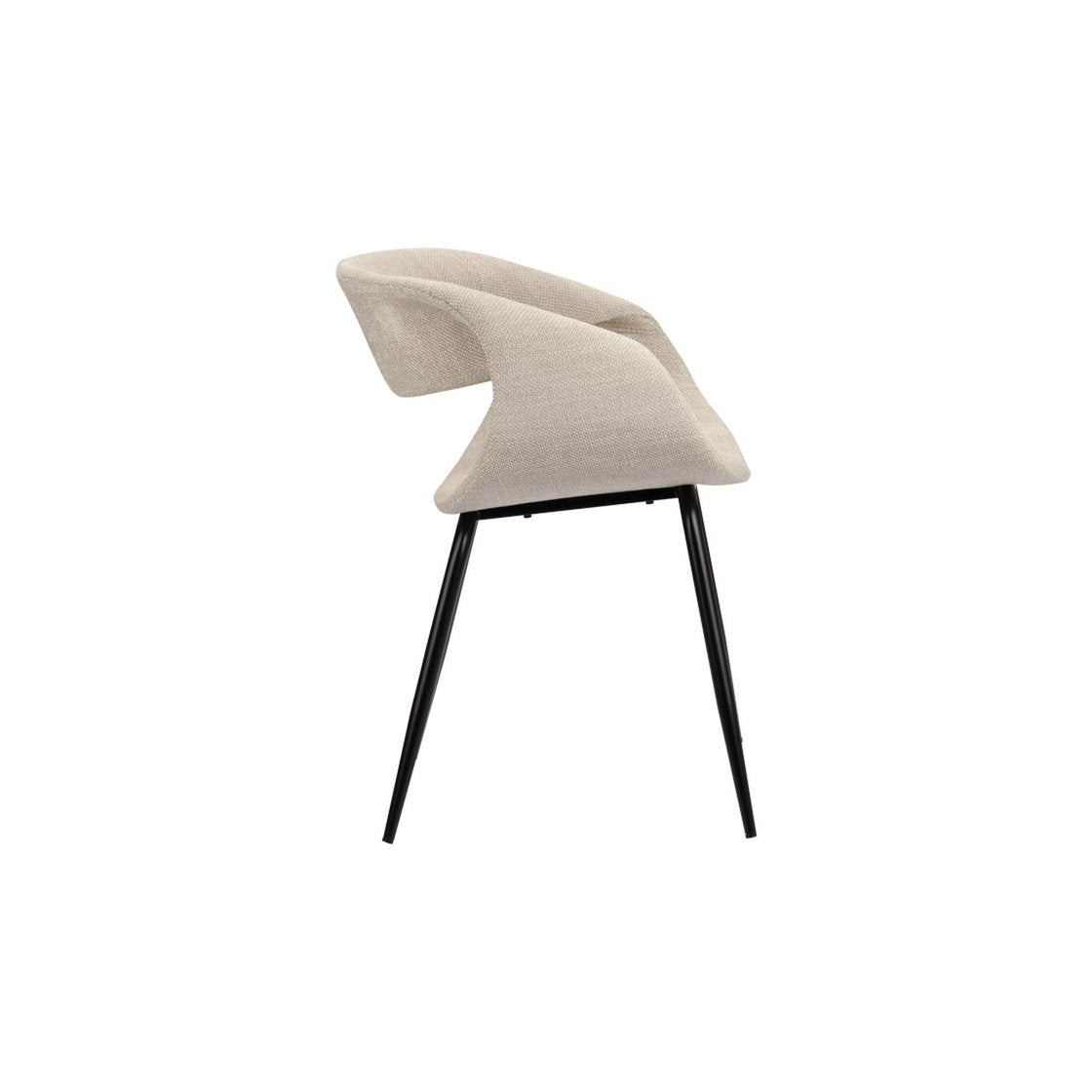 Whale Stoel Beige (Set van 2) beige InHuys